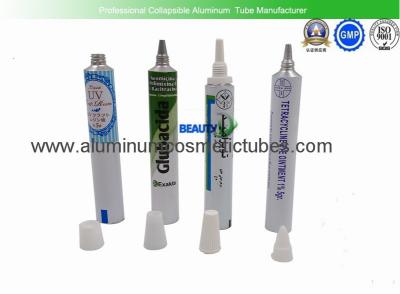 China Altos tubos de aluminio pulidos del ungüento, tubos de aluminio de la loción del grado médico en venta