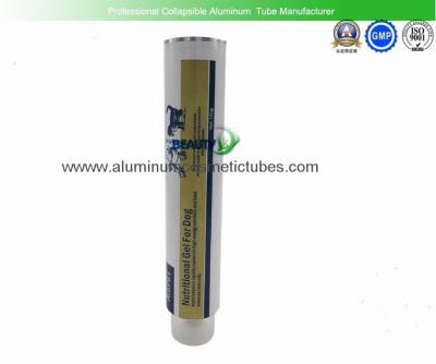China Refillable Empty Aluminum Tubes , 100g Food Packaging Reusable Squeeze Tube for sale