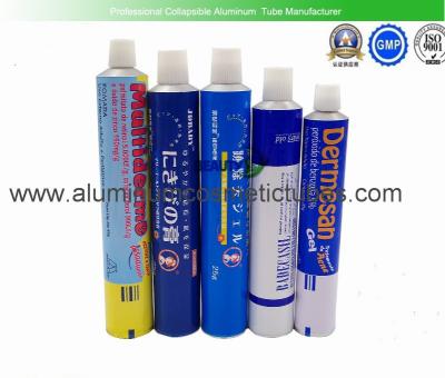 Chine Emballage en aluminium de tube de compression d'onguent d'oeil, conteneurs en aluminium faits sur commande de tube à vendre