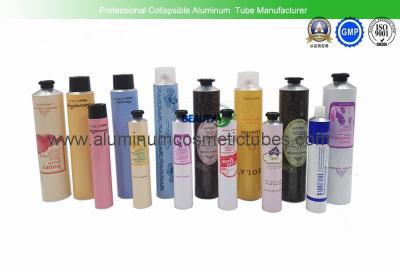 China Tubos cosméticos de aluminio vacíos de la belleza, envases de aluminio del tubo de la loción del cuerpo en venta