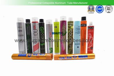 China tubos cosméticos do metal do diâmetro de 13.5mm, tubos dobráveis de alumínio impermeáveis à venda