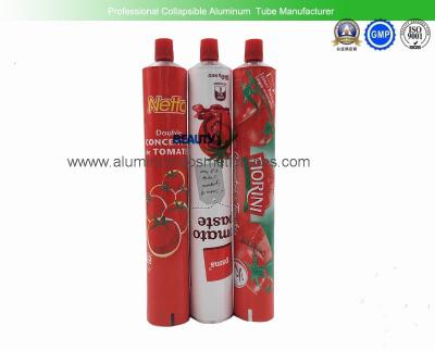 China Chili Sauce Squeeze Tubes For Food 200ml Volume Food Grade Inner Coating Non Spill for sale