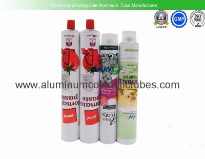 China Aluminum  Empty Squeeze Tubes , 6C Printing Chocolate Ketchup Tube Food Packaging for sale