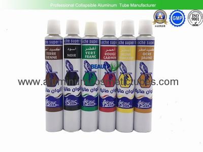 China Waterproof Aluminum Paint Tubes Silk Screen Printing Non - Reactive Nature for sale