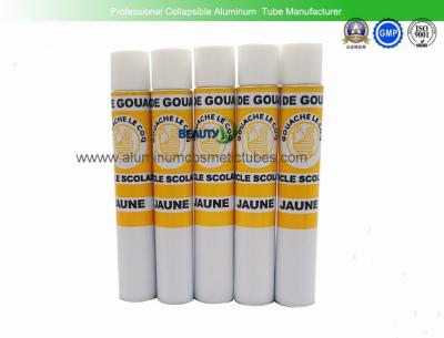 China High Standard Aluminum Paint Tubes 10ml Pigment Packaging 85mm Length Eco Friendly for sale