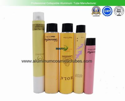 China Luxury Empty Aluminum Tubes , Hair Dye Packaging Metal Lotion Tubes Non - Reactive Nature for sale