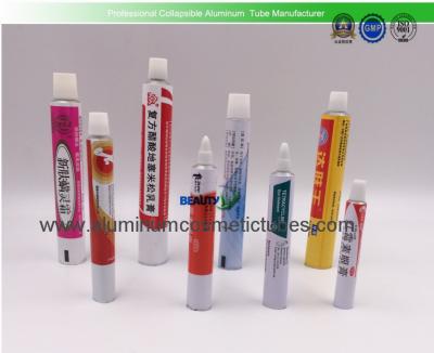 China El GMP califica el tubo farmacéutico que empaqueta el logotipo de encargo de sellado caliente de 60ml 80ml en venta