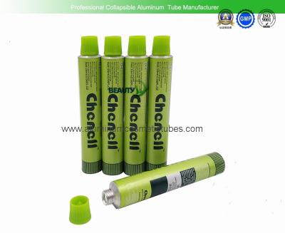 China Hair Dye Cream Aluminum Collapsible Tubes 20ml Volume 100mm Length With Screw  Caps for sale