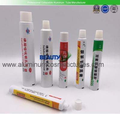 中国 医学等級のアルミニウム歯磨きのチューブ、40ml 60ml 80mlは圧搾の管の容器を空けます 販売のため