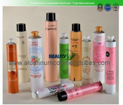 China Body Lotion Collapsible Metal Tube , Beauty Empty Aluminum Cosmetic Tubes for sale