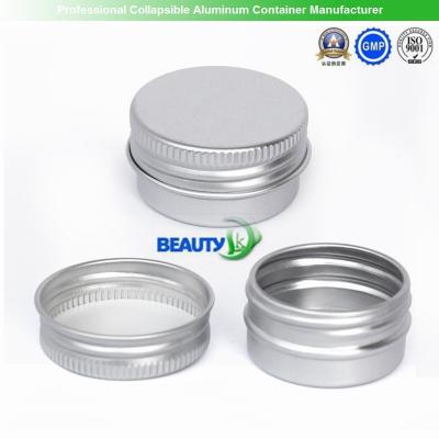 China 50ml Cosmetic Packaging Face Body Care Cream Empty Aluminum Container Jars for sale