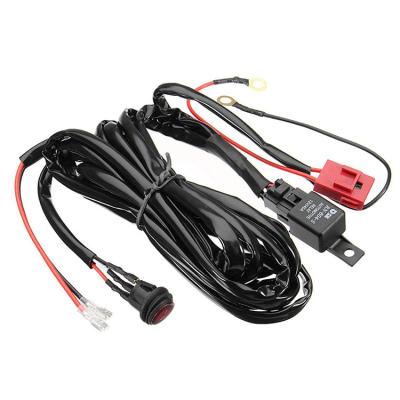 China Car Automotive Fog Light Wiring Harness Loom Offroad LED Bar Cable for sale