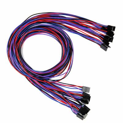 중국 Flat 2.0mm Female to Female Jumper Wire Dupont Cable for 3D Printer 4PIN 판매용