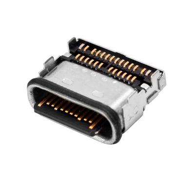 China Tipo receptáculo fêmea impermeável SMT do conector IPX8 24Pin USB de C à venda
