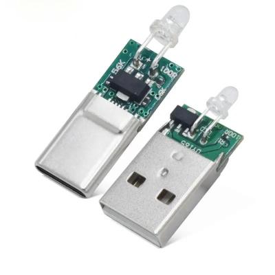China Para SAMSUNG, tipo conector de HUAWEI USB de C com luz do diodo emissor de luz à venda
