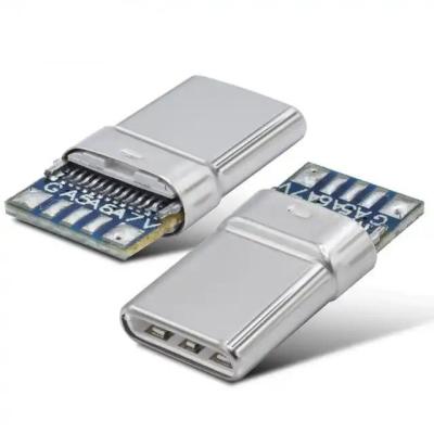 中国 PD 3.0 USB 3.1 Type C Male Connector 5 Pin Solder For DIY USB C Cable 販売のため