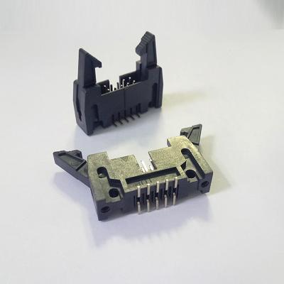 China Double Row Ejector SMT Header Connector 2.54mm 68 Pin Right Angle Pin Header for sale