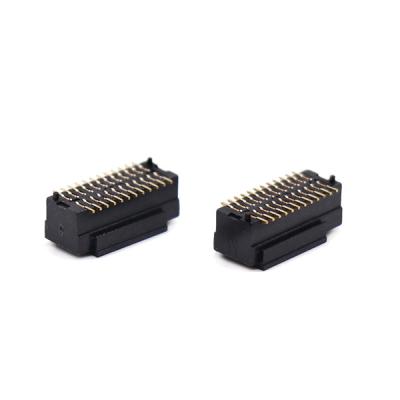 China 0.8mm Pitch Board To Board Pin Connector / PA9T Printed Circuit Board Connector for sale
