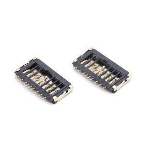 China Zócalo corto termoplástico ISO9001 de la ranura de los conectores de tarjeta de memoria del cuerpo en venta