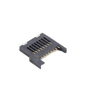 China 8p T Flash Connector Memory Card Socket With Copper Alloy Terminal ROHS for sale