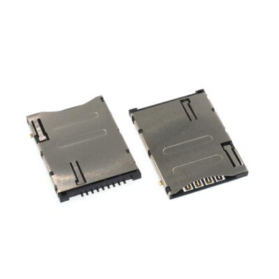 China 9p Push Push Sim Connector SMT Card Socket For PCB for sale