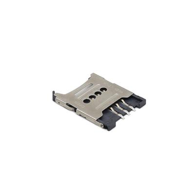 China LCP Plastic SIM Card Socket Connector for sale
