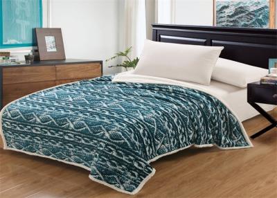 中国 世帯の寝具の証明されるISO9001の珊瑚の羊毛毛布のトルコ石 販売のため