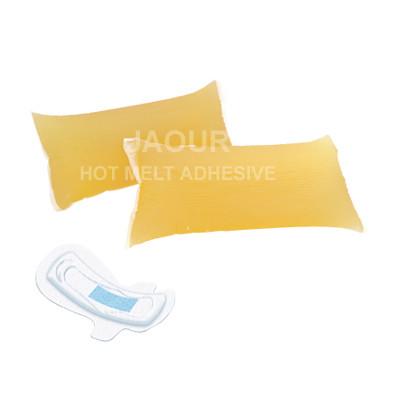China Light Yellow Sanitary Napkins Hot Melt Adhesive For Hygienic Products for sale