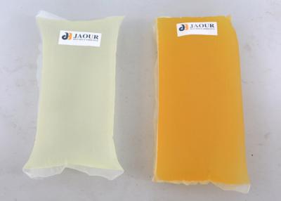 China Heißer Schmelzselbstkleber für hygienische Wegwerfteile betten Matratze mit klarer transparenter Farbe oder gelber Farbe zu verkaufen