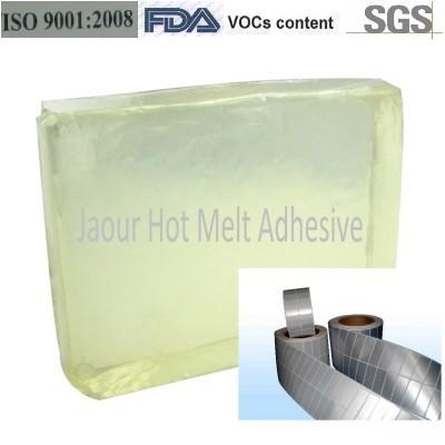 China Bottle Labeling PSA Hotmelt Glue Good Tack High Peel Strength for sale