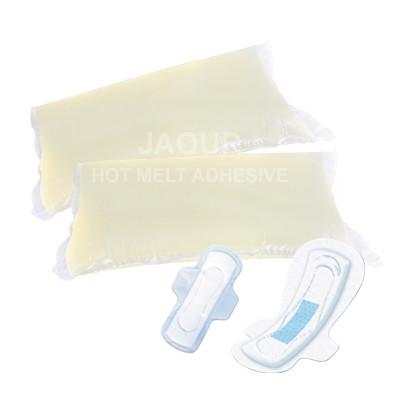 China Waterwhite Transparent color Hot Melt Adhesive For Backsheet Lamination Of Disposable Diaper for sale
