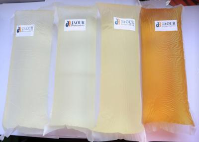 중국 필름 상표를 위한 노란 색깔 PSA 뜨거운 용해 고무 접착제 판매용