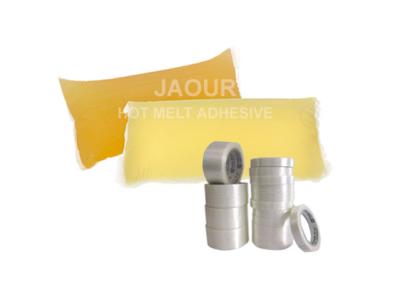 China Aluminiumfolie-Band-heißer Schmelzklebender Kleber-geruchlose gelbe Farbe zu verkaufen