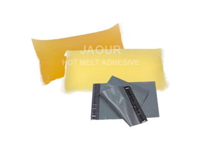 China Pillow Shape Hot Melt Pressure Sensitive Adhesive For Industrial Tapes Courier Sealing Bags for sale