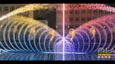 China 2D 3D Nozzle Digital Swing Fountain Music Dancing Water Fountain for sale