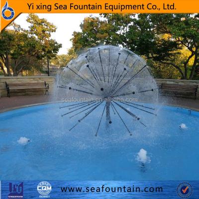 China Crystal Ball Shape Dandelion Fountain Round Modern Small for sale
