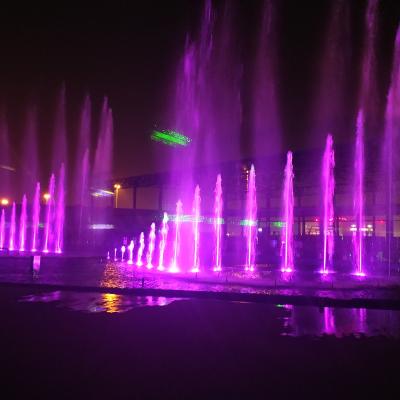 Cina Danza Fontana d'acqua galleggiante per piscina RGB luce subacquea in vendita