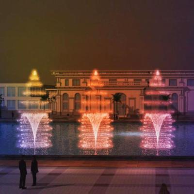 Китай Music led light landscaping water fountain продается