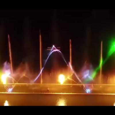 China LED Light Musical Multimedia Control Lake Water Fountain for sale