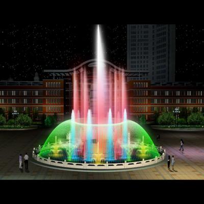 China Variational Outdoor Water Musical Fountain High Spray for sale
