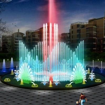China Interactive Lantern Water Programmable Fountain Stainless Steel for sale