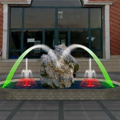 China Programma Kleurveranderend LED zwembad fontein roestvrij staal 304 Te koop