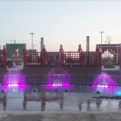China Kleine Programmierbare Quelle Musik Tanzende runde Wasserbrunnen zu verkaufen