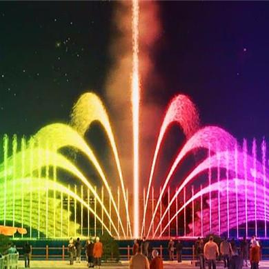 Chine Fontaine d'eau colorée d'oscillation de fontaine de queue de paon à vendre