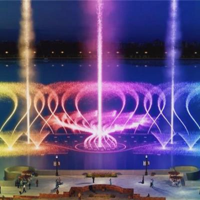 Китай Управление сигналом Свинг фонтан Многоцветный 3D цифровой фонтан воды продается