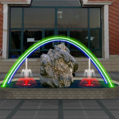 China Laminar Garden Jumping Jet Fountain Musical Signal Control for sale