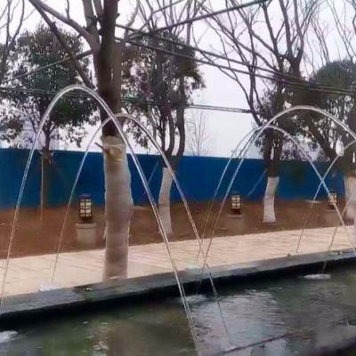 Cina Fontana a getto salto in acciaio inossidabile 304 ugello Fontana d'acqua a colonna vetrata per l'osservazione in vendita
