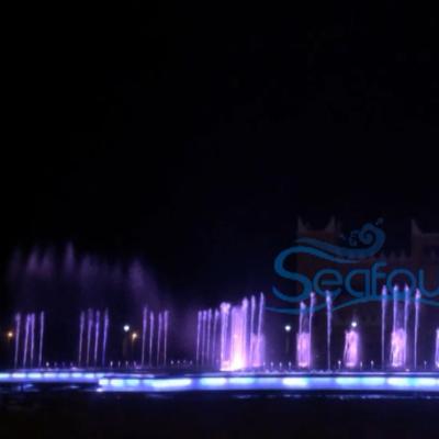 Chine Projet de fontaine multimédia en Arabie saoudite Musicale Danse Fontaine à buse rotative à vendre