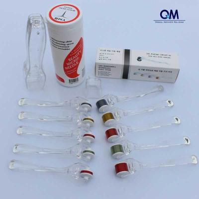 China High Quality Beauty Dermaroller Micro Pin Derma Roller 540 Needle Derma Roller for Hair Regrowth Facial Roller Kit for sale