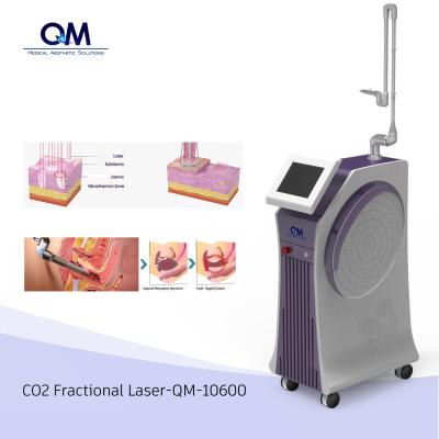 China Qm Medical Professional Pigment Wrinkle Acne Scar Removal CO2 Fractional Diode Laser Machine Factory for sale